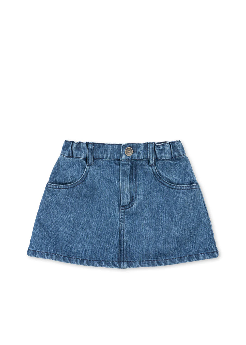 Konges Slojd MAGOT SKIRT GOTS DENIM BLUE