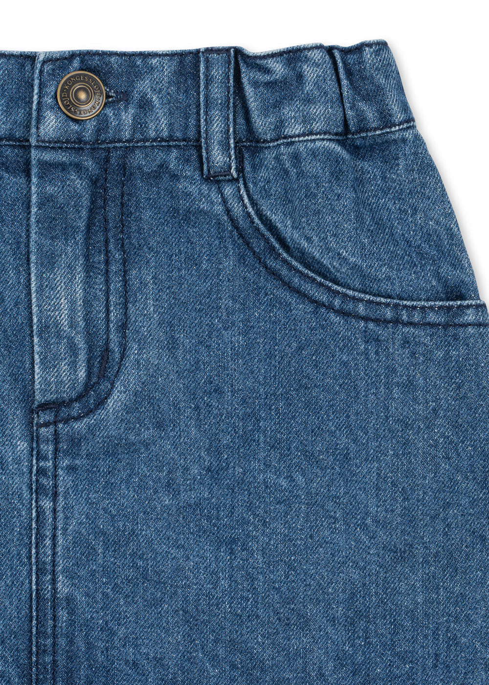 Konges Slojd MAGOT SKIRT GOTS DENIM BLUE