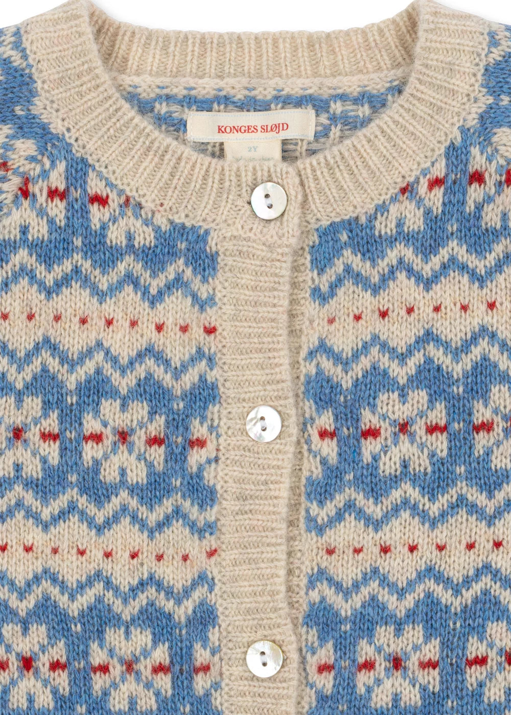 Konges Slojd BILLI KNIT CARDIGAN Blue multi