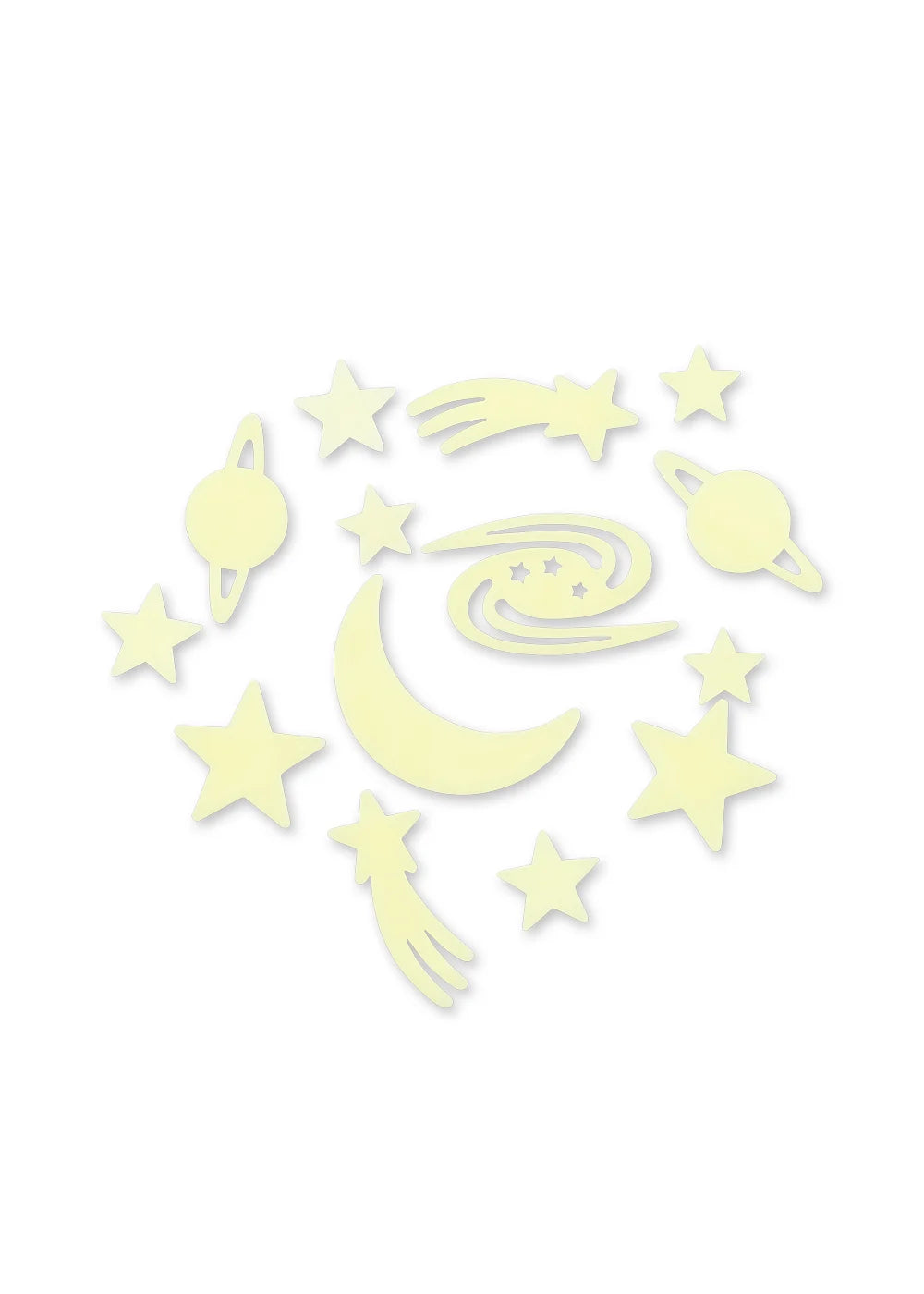 Konges Slojd GLOW IN THE DARK WALL STICKERS MULTI