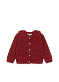 Konges Slojd HOLIDAY CARDIGAN RED DAHLIA