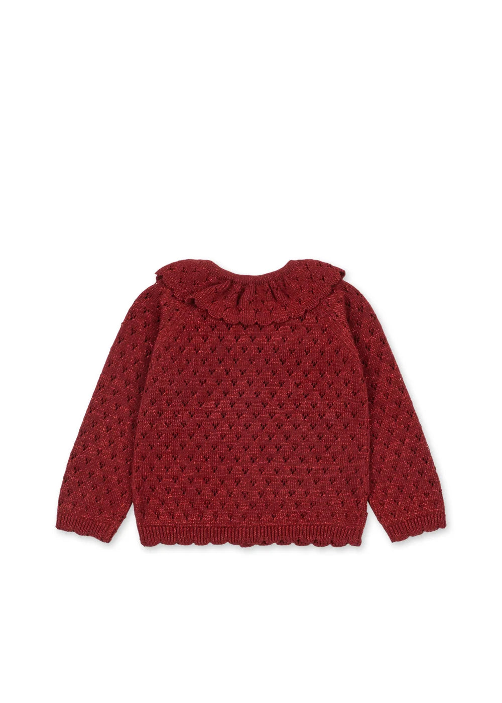 Konges Slojd HOLIDAY CARDIGAN RED DAHLIA