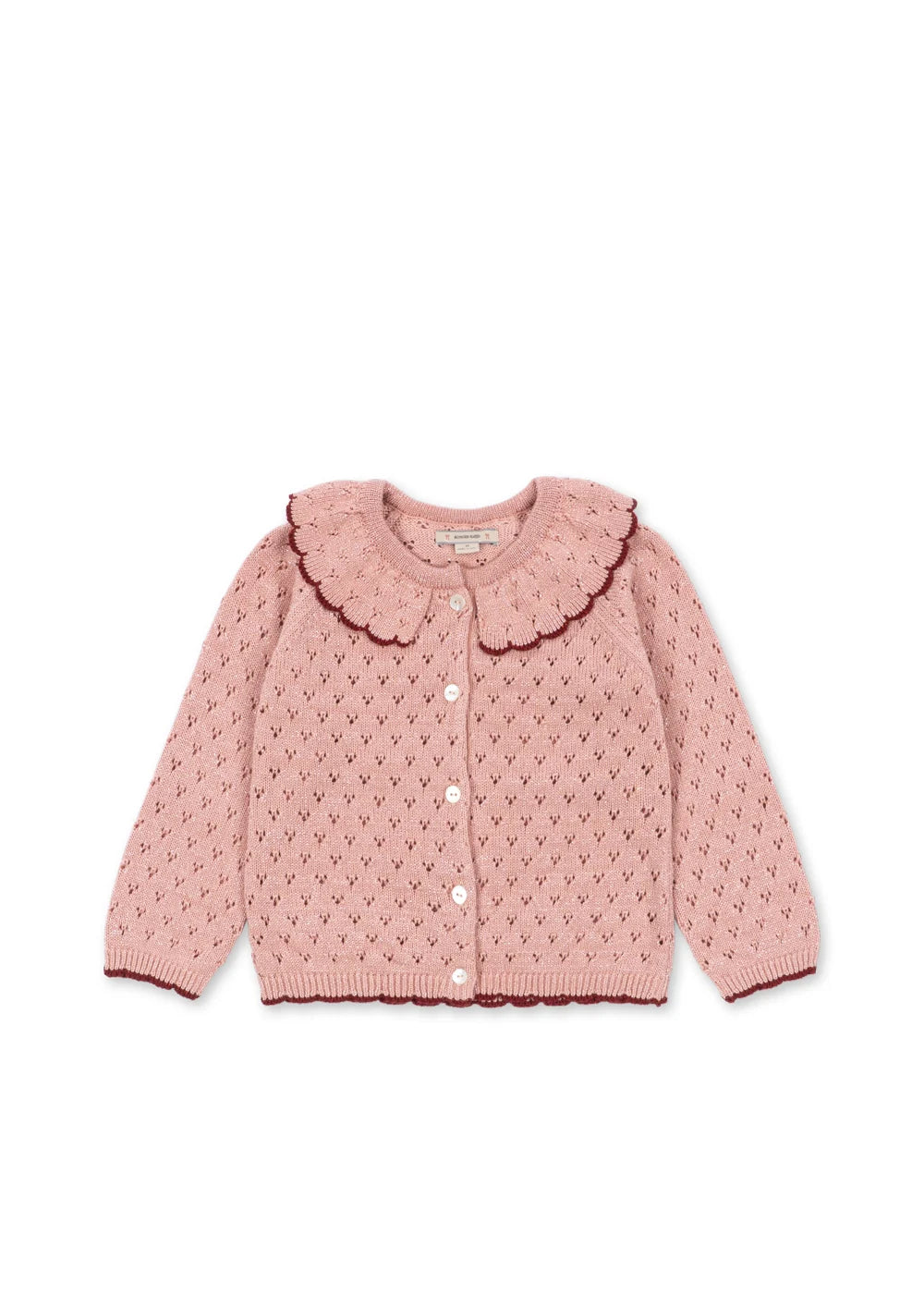 Konges Slojd HOLIDAY CARDIGAN MELLOW ROSE