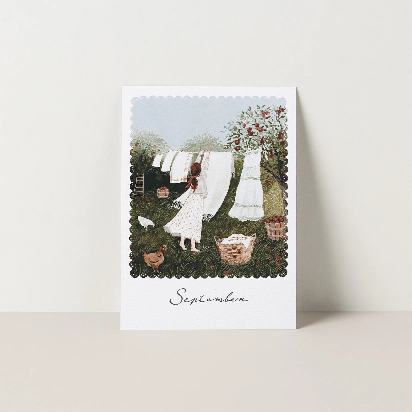 Robin Pieterse SEPTEMBER seasonal postcard