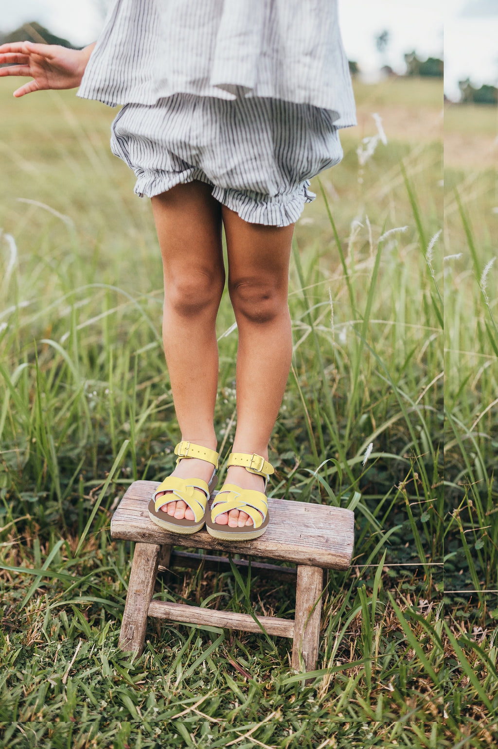 Salt Water Sandals Swimmer Butter Yellow Kids Sandal