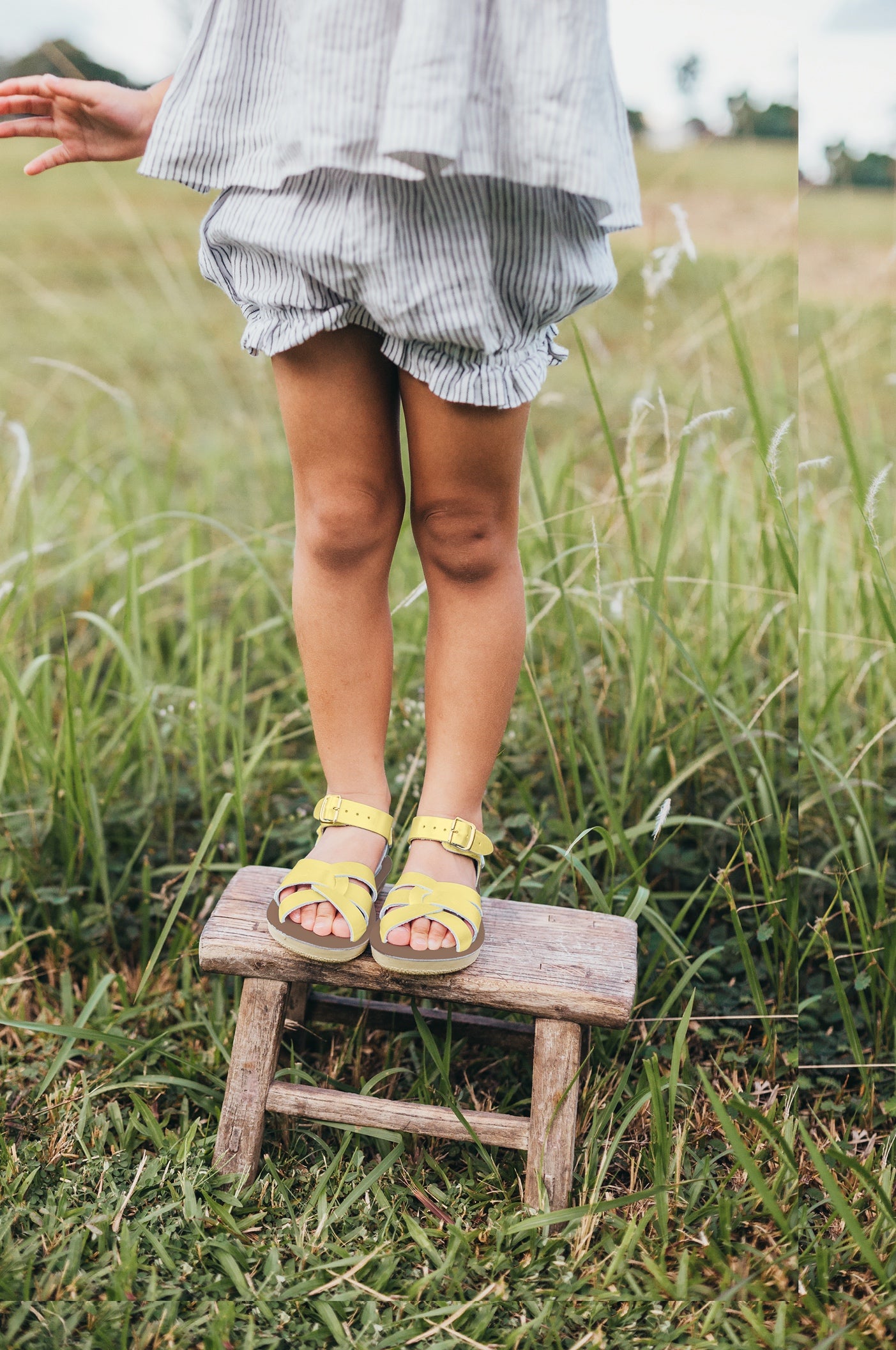 Salt Water Sandals Swimmer Butter Yellow Kids Sandal