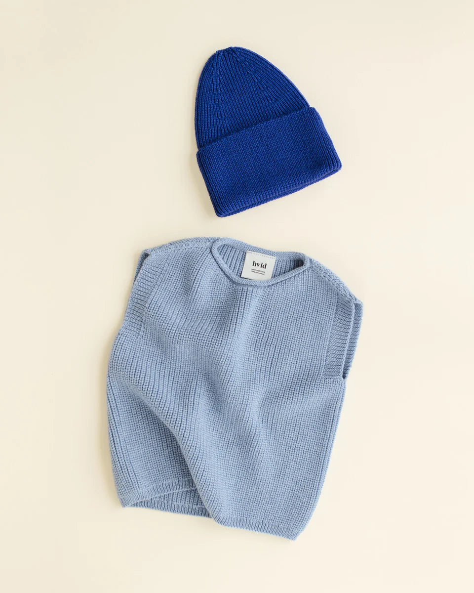 Hvid vest harvey baby light blue