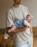 Hvid vest harvey baby light blue