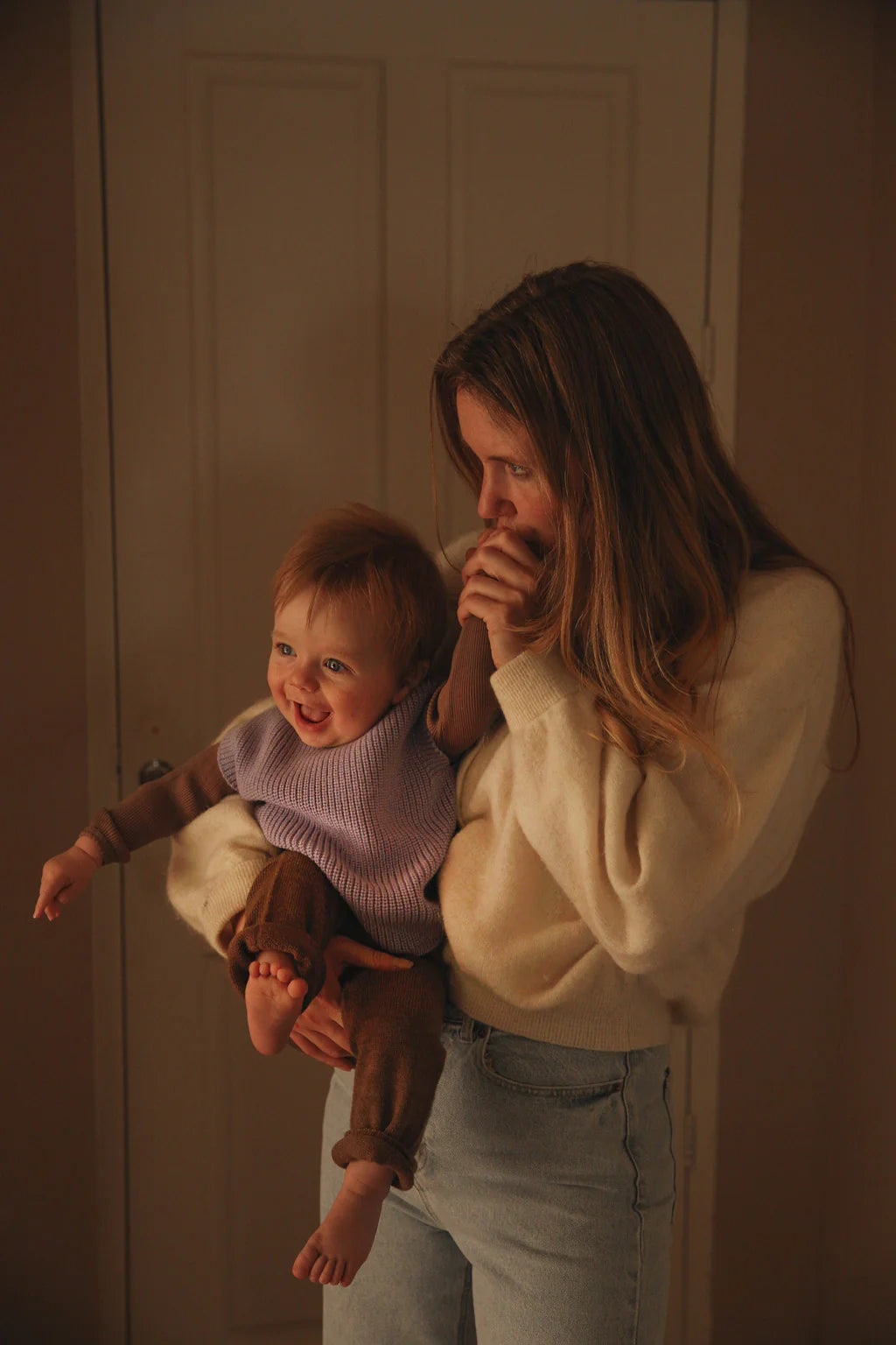 Hvid vest harvey baby Lilac