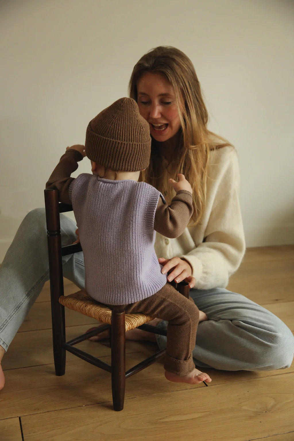 Hvid vest harvey baby Lilac