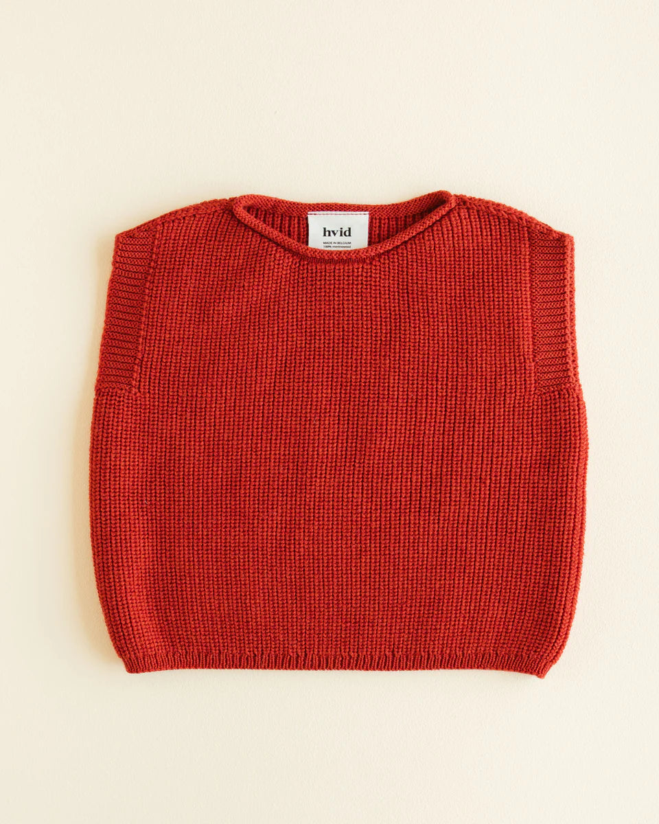 Hvid vest harvey baby red
