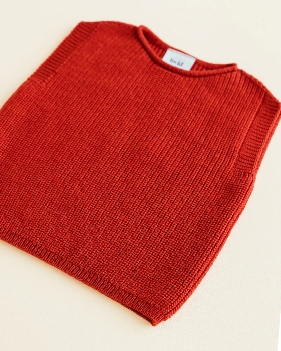 Hvid vest harvey baby red