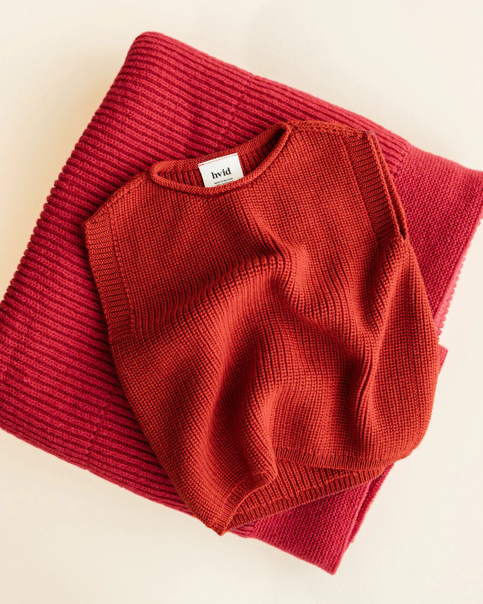 Hvid vest harvey baby red