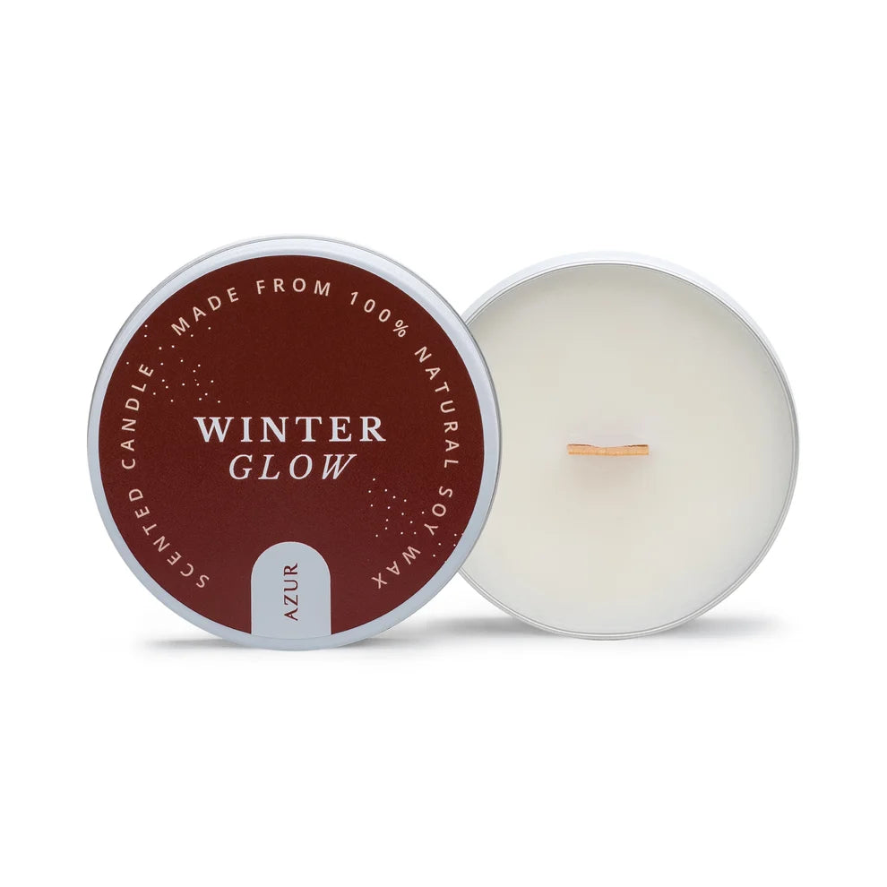 Azur WINTER GLOW | Scented Candle | Tin 75 ml