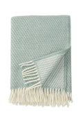 Klippan wollen plaid Velvet Duck egg