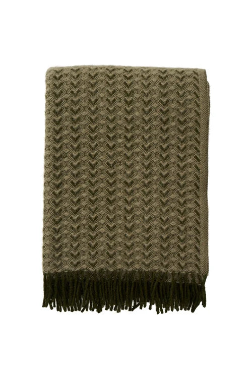 Klippan wollen plaid Ilse Green