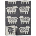 Klippan wollen ledikant deken Sheep grey