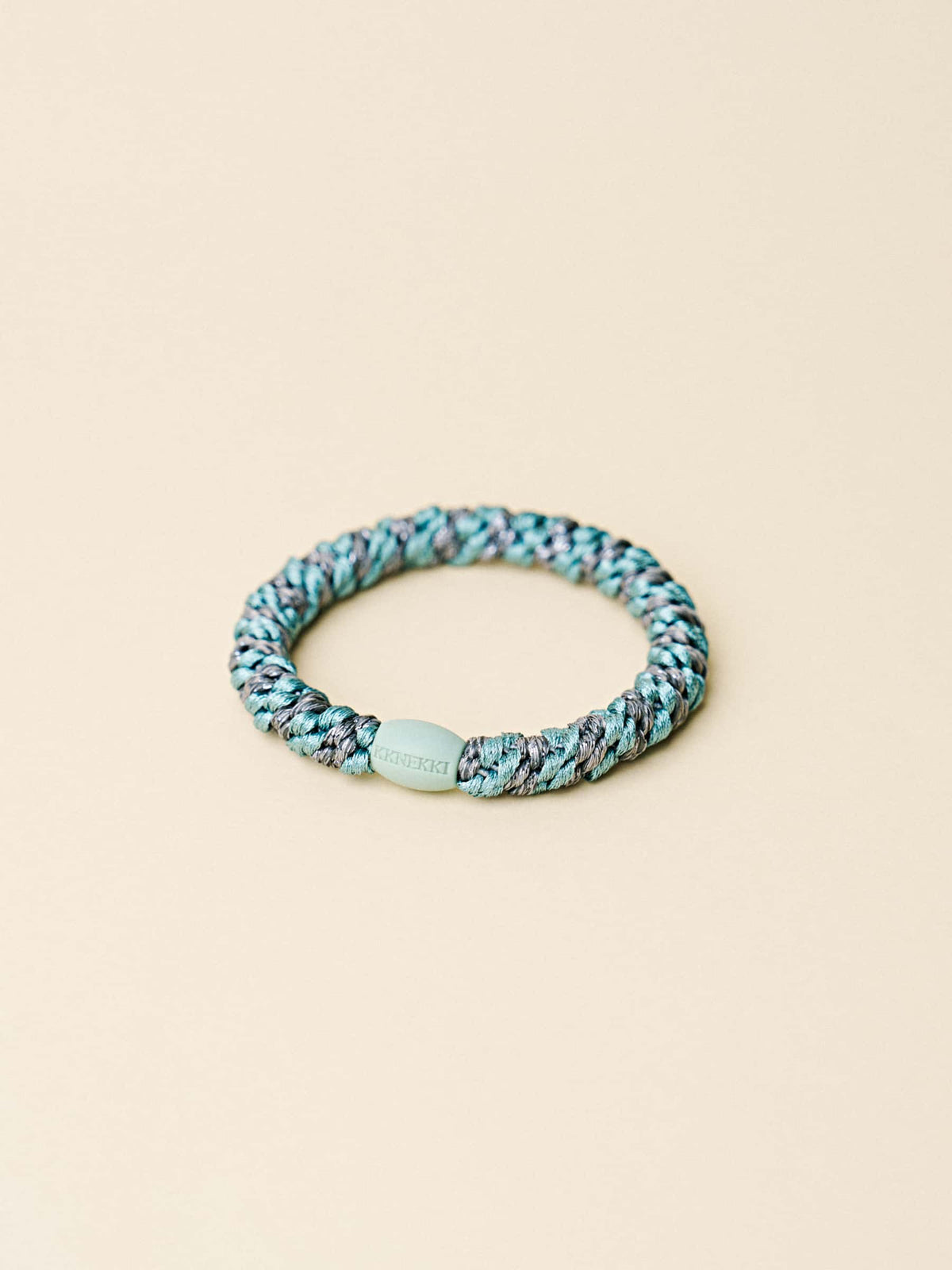 KKNEKKI TEAL STEEL GREY GLITTER STRIPE