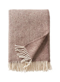 Klippan wollen plaid Lima Sand