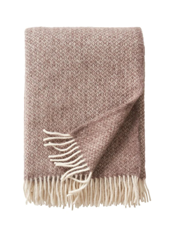 Klippan wollen plaid Lima Sand