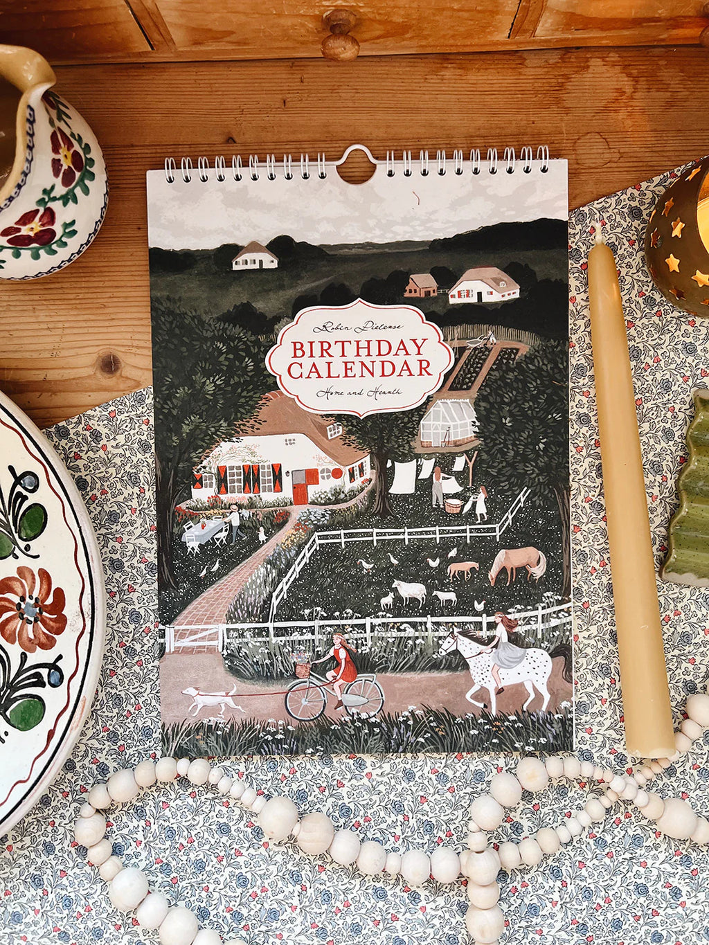 Robin Pieterse HOME AND HEARTH birthday calendar
