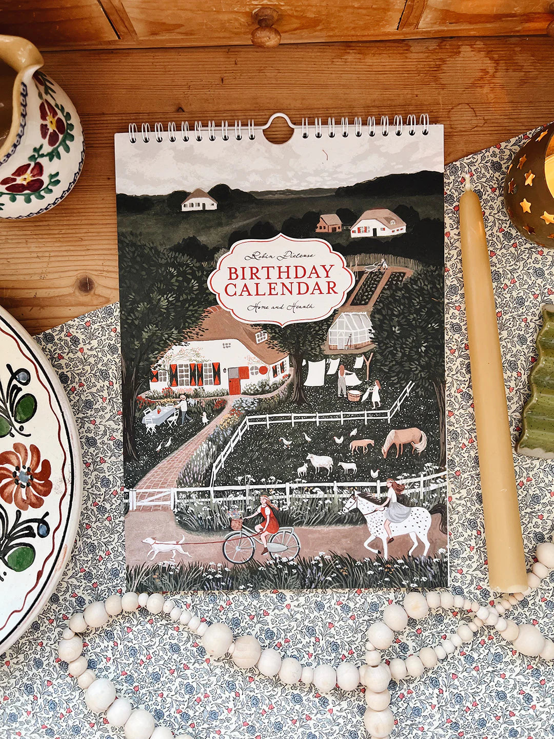 Robin Pieterse HOME AND HEARTH birthday calendar