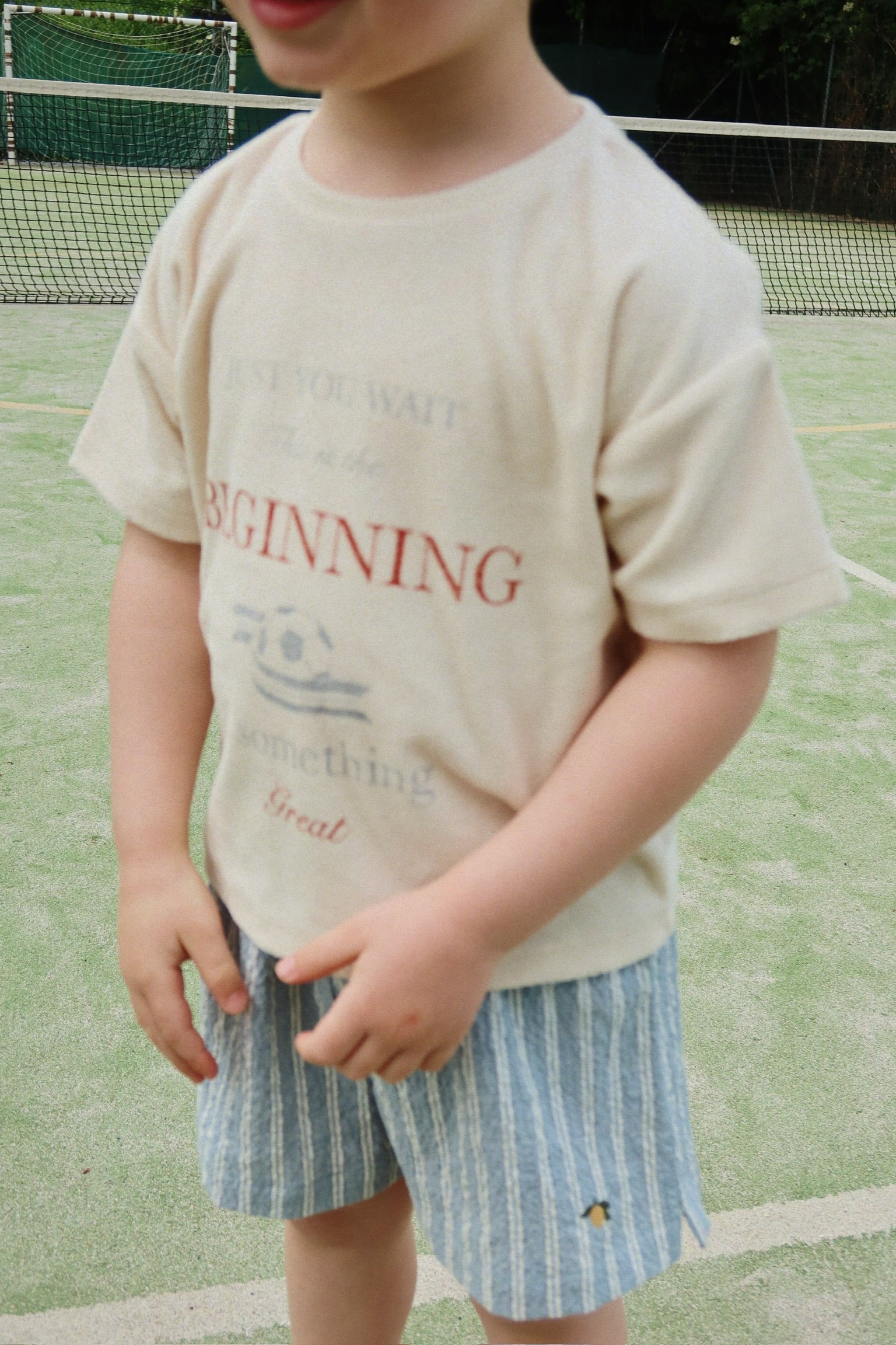 Konges Slojd ELLIOT SHORTS GOTS TRIO BLEU STRIPE