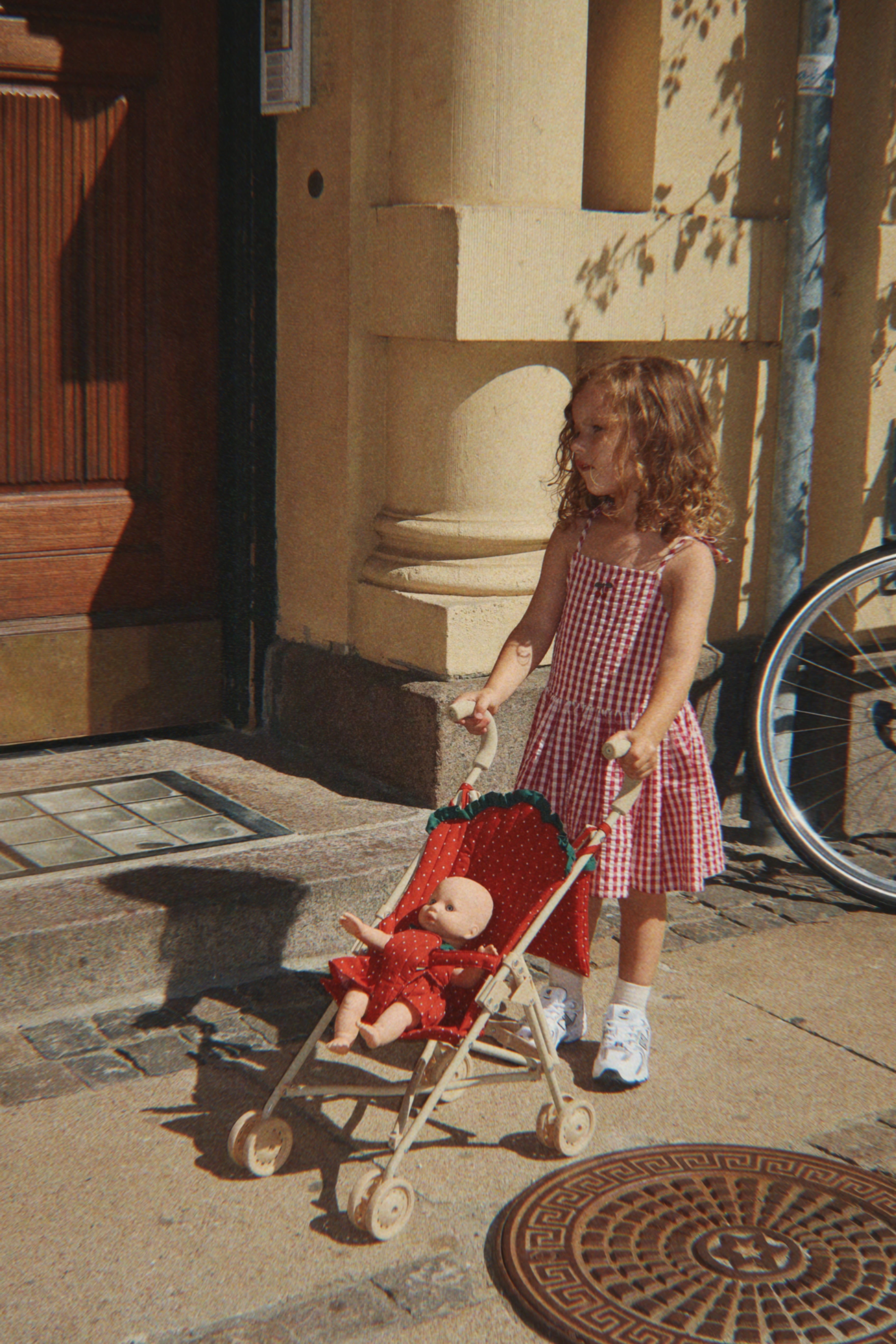 Konges Slojd ISOTTA DRESS raspberry check