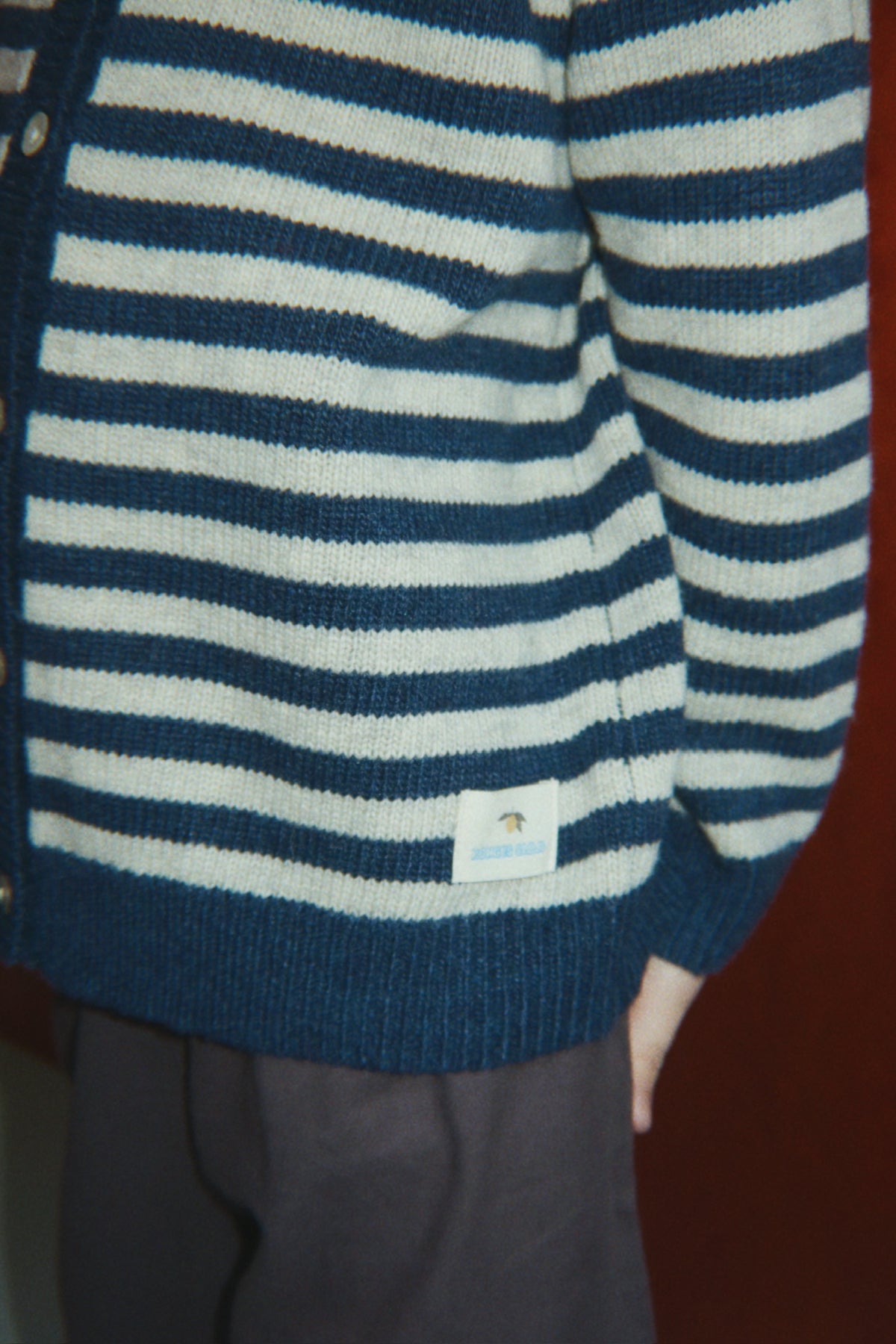 Konges Slojd BILLI KNIT CARDIGAN BLUE STRIPE