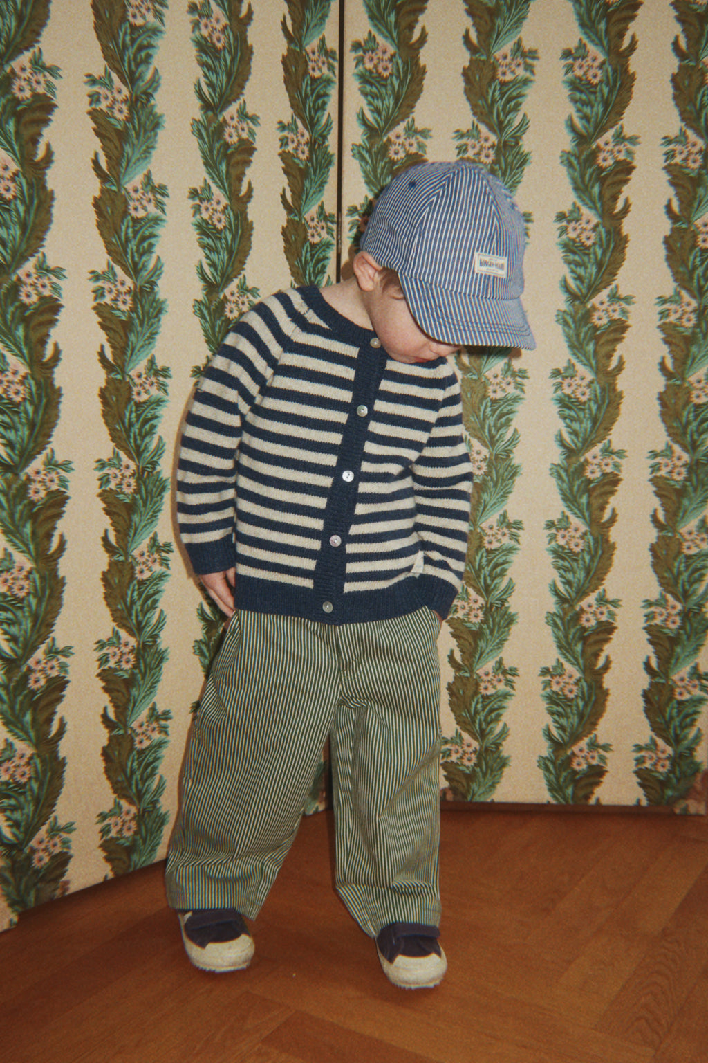 Konges Slojd BILLI KNIT CARDIGAN BLUE STRIPE