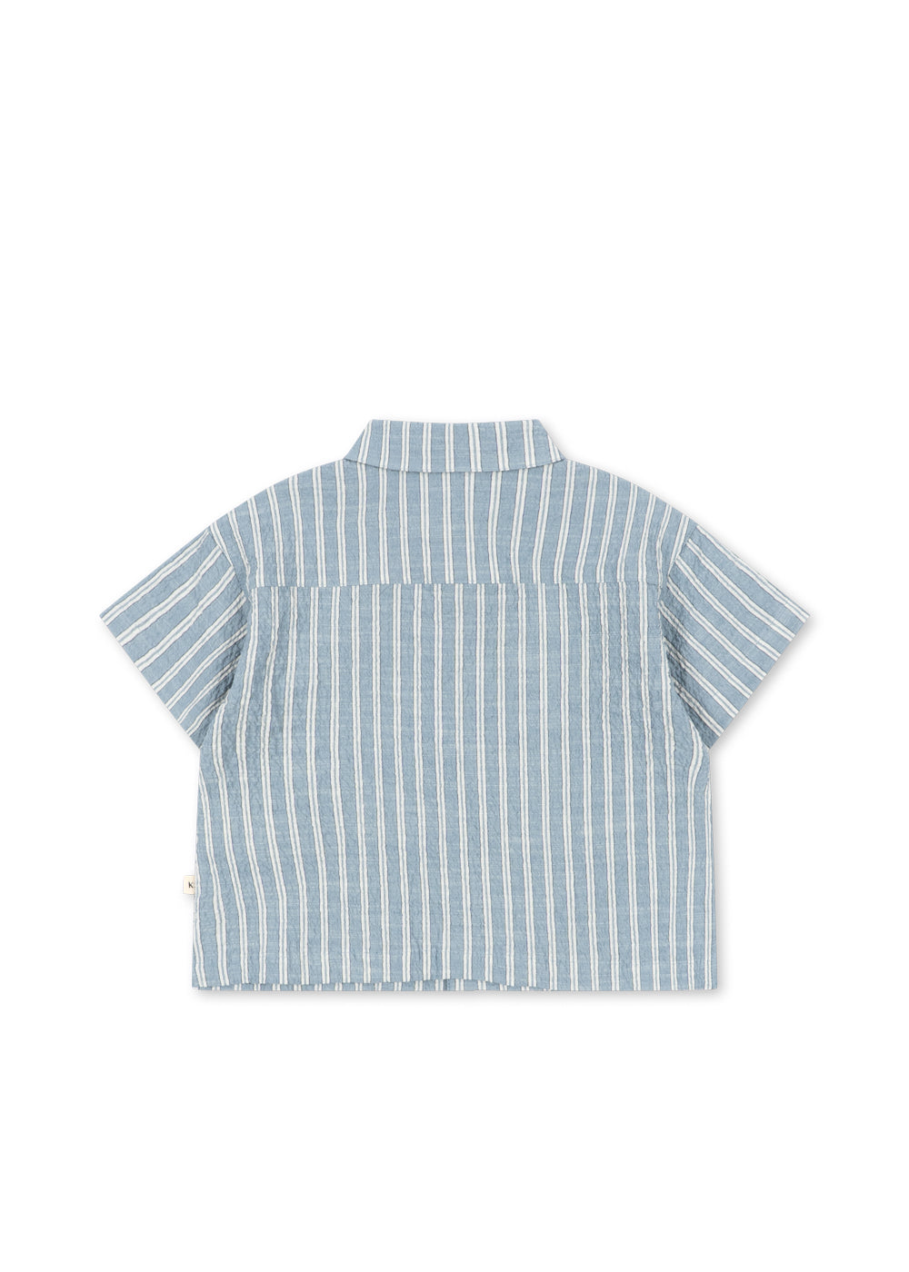 Konges Slojd ELLIOT SS SHIRT GOTS TRIO BLEU STRIPE