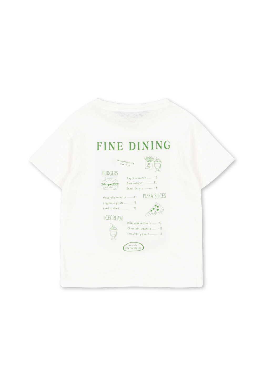 Konges Slojd ERA TEE off white/fine dining