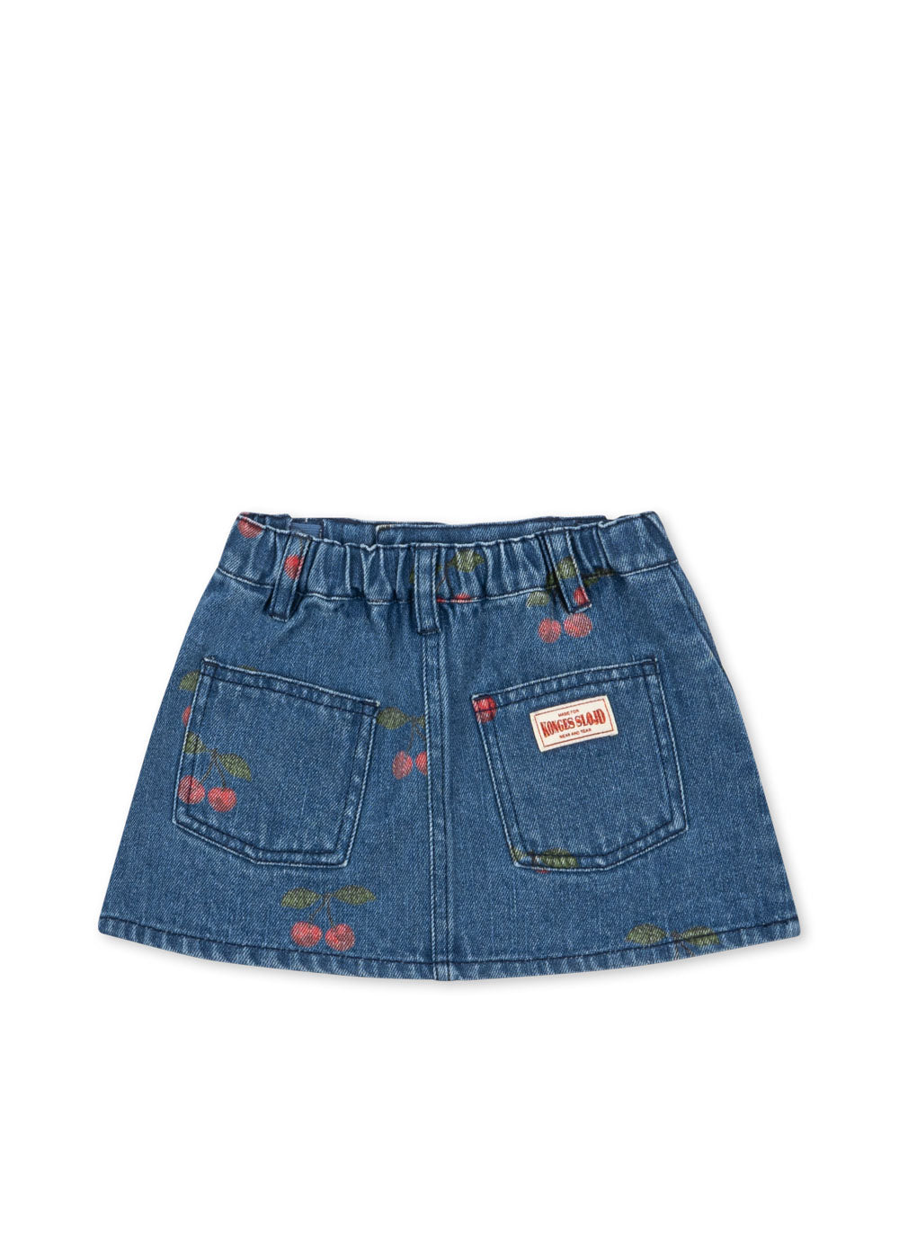 Konges Slojd MAGOT PRINTED SKIRT ma grande cerise denim